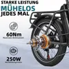 20-palcové LCD elektrobicykel, 48V 15Ah, skladacie modely s Náhľad obrázku produktu 9