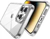 A clear protective case for an Apple iPhone 11 Pro is shown diagonally, with the phone inside. Produktbild-Vorschau