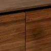 Credenza moderna rettangolare 2 ante L120 cm legno scuro - Anteprima dell’immagine prodotto 4