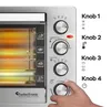 Piekarnik elektryczny TurboTronic 38L termobieg rożno Grill Podgląd zdjęcia produktu 7