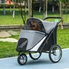 PawHut hondenwagen, hondenbuggy met netvensters, Productafbeelding-voorbeeld 2