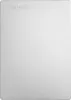A top-down view of a silver Toshiba external hard drive on a white background. Produktbild-Vorschau