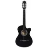 vidaXL Guitare western cutaway à 6 cordes noire 38 Voir les images du produit 9