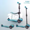 Kinder Roller Kinderscooter Dreiradscooter mit LED Räder Produktbild-Vorschau 4