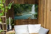 Gartenposter - 120x80 cm - Wasserfall Rio Celeste  - Produktbild-Vorschau 3