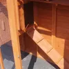 Hühnerstall Hasenstall Kaninchenstall Freilauf Holz Käfig Produktbild-Vorschau 10