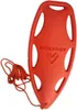 An orange rescue buoy with a rope attached, shown against a white background. Produktbild-Vorschau