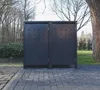 2 Mülltonnenboxen Modell No.1 Anthrazit komplett RAL7016 Produktbild-Vorschau 2