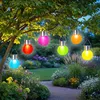 Solar Mini Nylon Lampion zum Hängen 10cm bunt - 6er Set - Produktbild-Vorschau 6