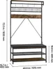 VEVOR Portemanteau d'entrée 1015 x 400 x 1830 mm, Voir les images du produit 8