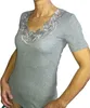 TOKER COLLECTION® Unterziehshirt Damenhemd Spencer Halbarm Produktbild-Vorschau 2