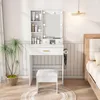 MODFU Schminktisch-Set mit verstellbarer LED-Beleuchtung, Produktbild-Vorschau 2