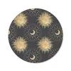 MuchoWow® Mauspad Mousepad Muster - Mond - Sonne - Gold Produktbild-Vorschau 1