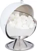 Relaxdays Zuckerdose, mit Rolldeckel, glänzender Edelstahl, Produktbild-Vorschau 1