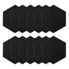 A group of black hexagonal acoustic panels arranged in two rows. Produktbild-Vorschau