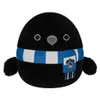 A plush toy of a black bird wearing a scarf. Podgląd zdjęcia produktu