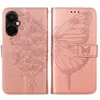 Lederhülle für OnePlus Nord CE3 Schmetterling Prägung Flip Produktbild-Vorschau 2