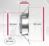2x set di 6 luci da incasso a LED plafoniera dimmerabile Anteprima dell’immagine prodotto 5