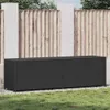 vidaXL Zahradní box z polyratanu 200x50x60 cm černý Náhled obrázku produktu 1