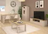 Armoire buffet Kosmo - 90x35x150cm - 4 portes -Reproduction Voir les images du produit 8