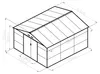 Tuinhuis G21 GAH 1300 - 340 x 382 cm, antracietkleurig Productafbeelding-voorbeeld 6