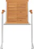 Gartenstühle 8 Stk. mit Kissen Massivholz Akazie Produktbild-Vorschau 5