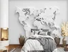 Vlies fototapete Weiße Weltkarte 3D 350x245 cm Feeby Grau Produktbild-Vorschau 2