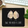 Mr. & Mrs. Panda Mouse Pad Eulen Liebe - Schwarz - Produktbild-Vorschau 2