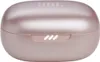 A close-up, front-facing view of a pink JBL earbud charging case. Produktbild-Vorschau