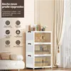 3 Lagen Stapelbox Faltbare Regalbox Aufbewahrungsbox mit Produktbild-Vorschau 4