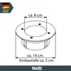 MeLiTec 3er-Set Solar-Bodeneinbauleuchte SEL03, rund, Produktbild-Vorschau 5
