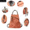irisaa Damen Rucksack Daypack Tasche Umhänge Tasche Produktbild-Vorschau 5