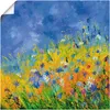 ARTland Poster Wildblumen Größe: 70x70 cm Produktbild-Vorschau 1