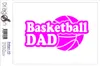 Aufkleber / Autoaufkleber - JDM - Die cut - Basketball Dad Produktbild-Vorschau 2
