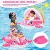 Baby Schwimmring Wal mit Sonnendach für Kleinkinder 9-36 Produktbild-Vorschau 7