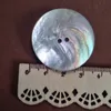 3 St Extra Groß 35mm Echte Schimmernde Akoya Perlmuttknöpfe Produktbild-Vorschau 1