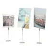 10Pcs Metal Table Card Clips Desktop Metal Business Picture Anteprima dell’immagine prodotto 7
