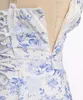 ASKSA Damen Sommer y aermellos Spaghettitraeger Boho Blumen Produktbild-Vorschau 4