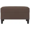 vidaXL Fußhocker Braun 70x55x41 cm Kunstleder Produktbild-Vorschau 3