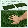 PawHut Toilette pour chien litière avec 2 tapis en gazon Voir les images du produit 3