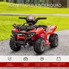 HOMCOM Mini elektrická štvorkolka pre deti, elektrické ATV, Náhľad obrázku produktu 4
