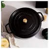 Staub 40509-863-0, 8,35 l, Schwarz, Eisenguss, Emaille, Produktbild-Vorschau 18