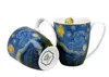 Duo hrnek na kávu sada 2 Van Gogh Starry Night z porcelánu, Náhled obrázku produktu 5