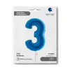 Pallone gonfiabile numero 3 blu 102cm extra large Anteprima dell’immagine prodotto 2