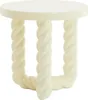 Light & Living - Beistelltisch Vallejo - Creme - Ø46cm Produktbild-Vorschau 1