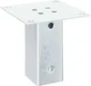 vidaXL Pfostenträger Quadratisch 4Stk. Silber 71x71mm Produktbild-Vorschau 4