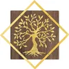 Wallity Tree v2 - Gold, Obrázek, Abstract, Kov, Dřevo, Náhled obrázku produktu 7