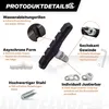 4x Geräuscharme Fahrrad OTC Bremsschuhe für V-Brake 72 mm Produktbild-Vorschau 7