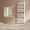 S'AFIELINA Support pour radiateur de salle de bain, Kit de Voir les images du produit 7
