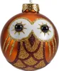 Christbaumschmuck Glas Eule 6cm - 1 Stück sortiert Produktbild-Vorschau 3